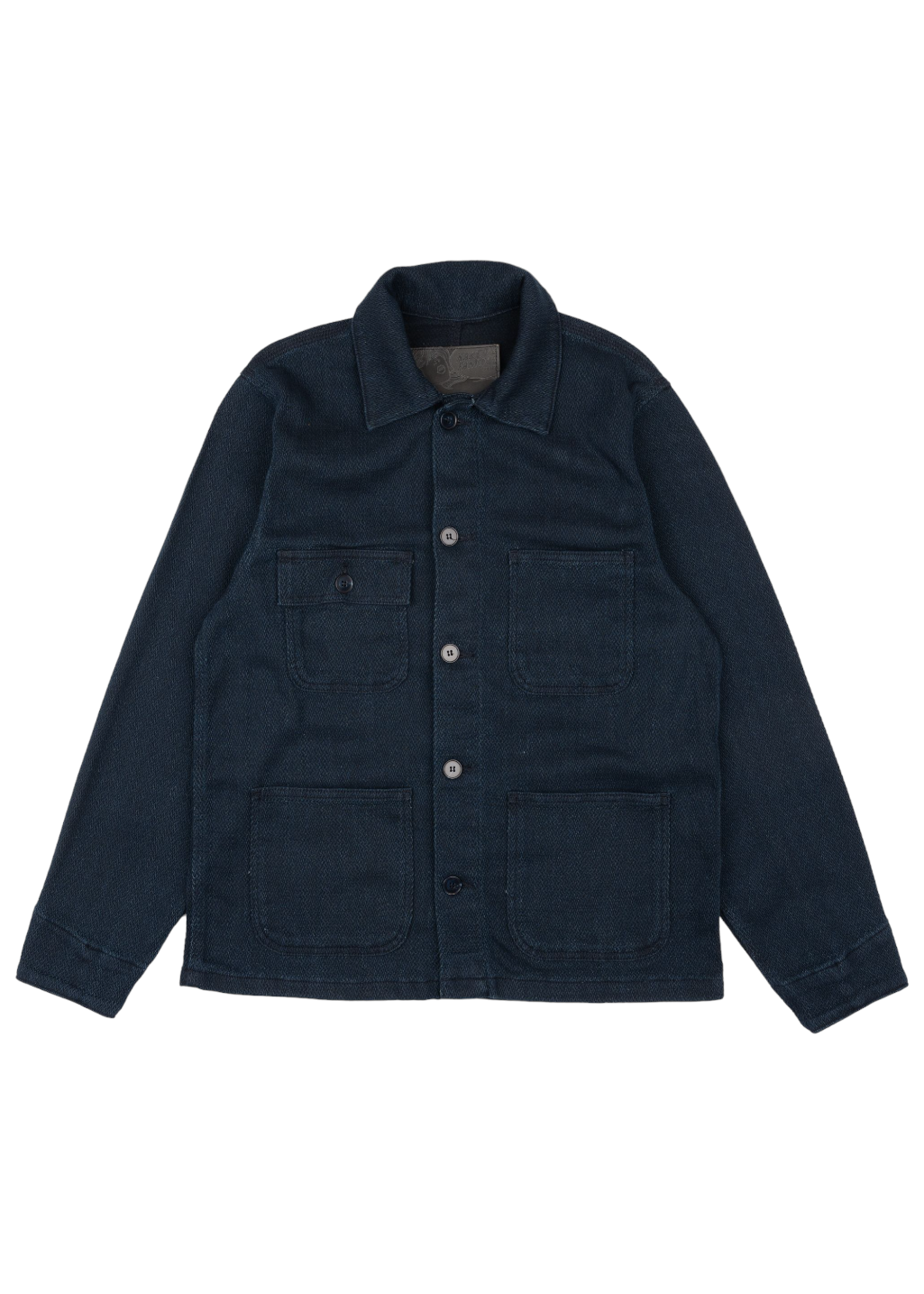 Naked & Famous Denim - Chore Coat - Yagasuri Denim - Hardpressed Print Studio Inc.