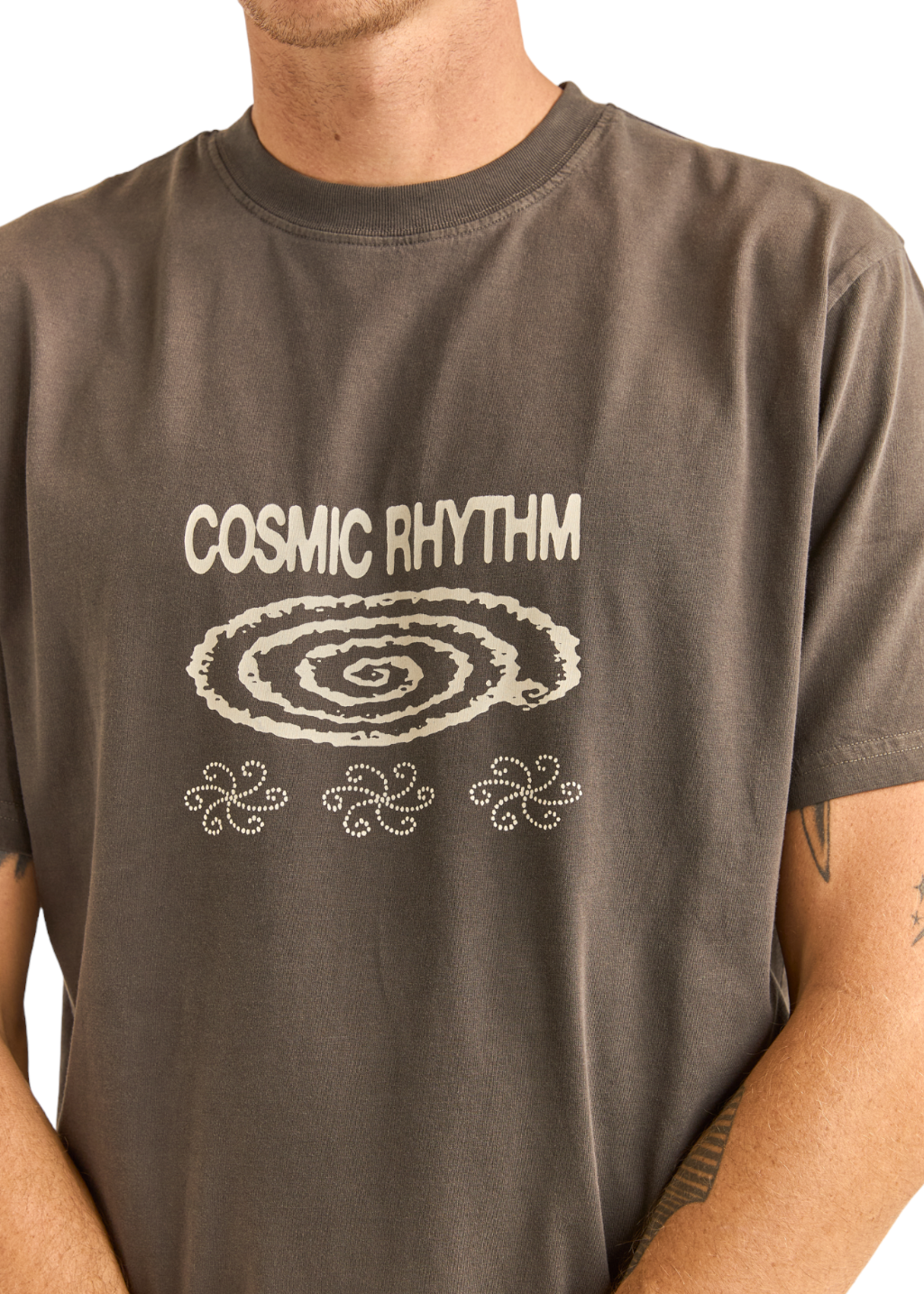 Rhythm - Swirl Vintage S/S T-Shirt - Vintage Black - Hardpressed Print Studio Inc.