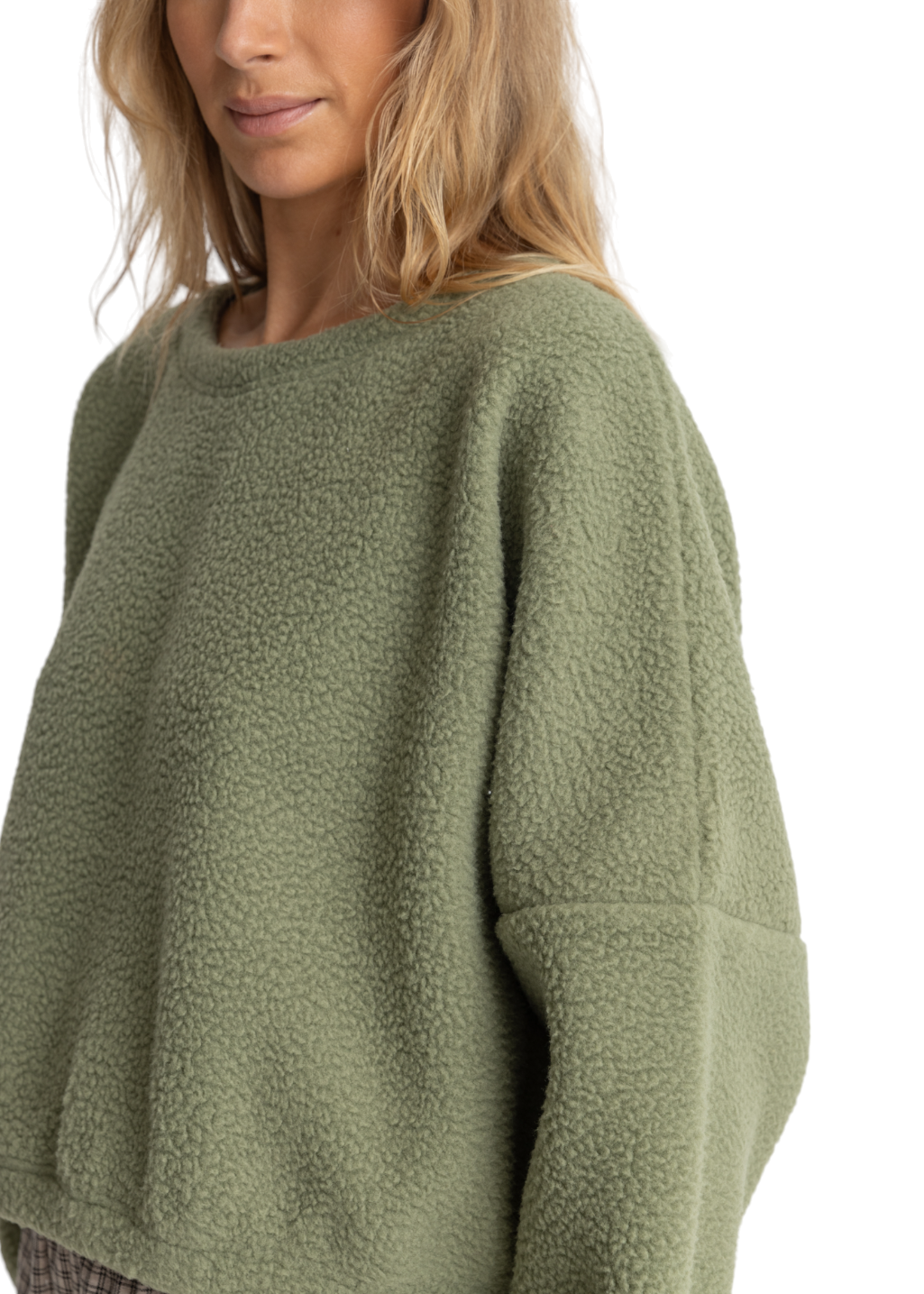 Rhythm - Jyoti Reverse Fleece - Sage - Hardpressed Print Studio Inc.