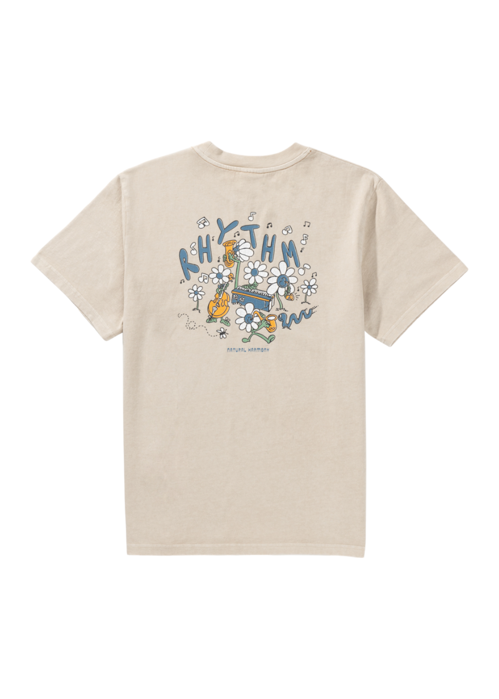 Rhythm - Natural Harmony Vintage S/S T-Shirt - Moonrock - Hardpressed Print Studio Inc.