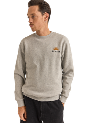 Rhythm - Awake Fleece Crew - Grey Heather - Hardpressed Print Studio Inc.