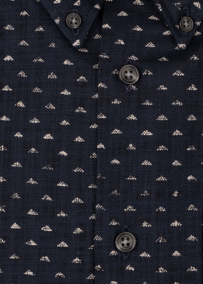 Naked & Famous Denim - Easy Shirt - Kimono Triangles - Hardpressed Print Studio Inc.