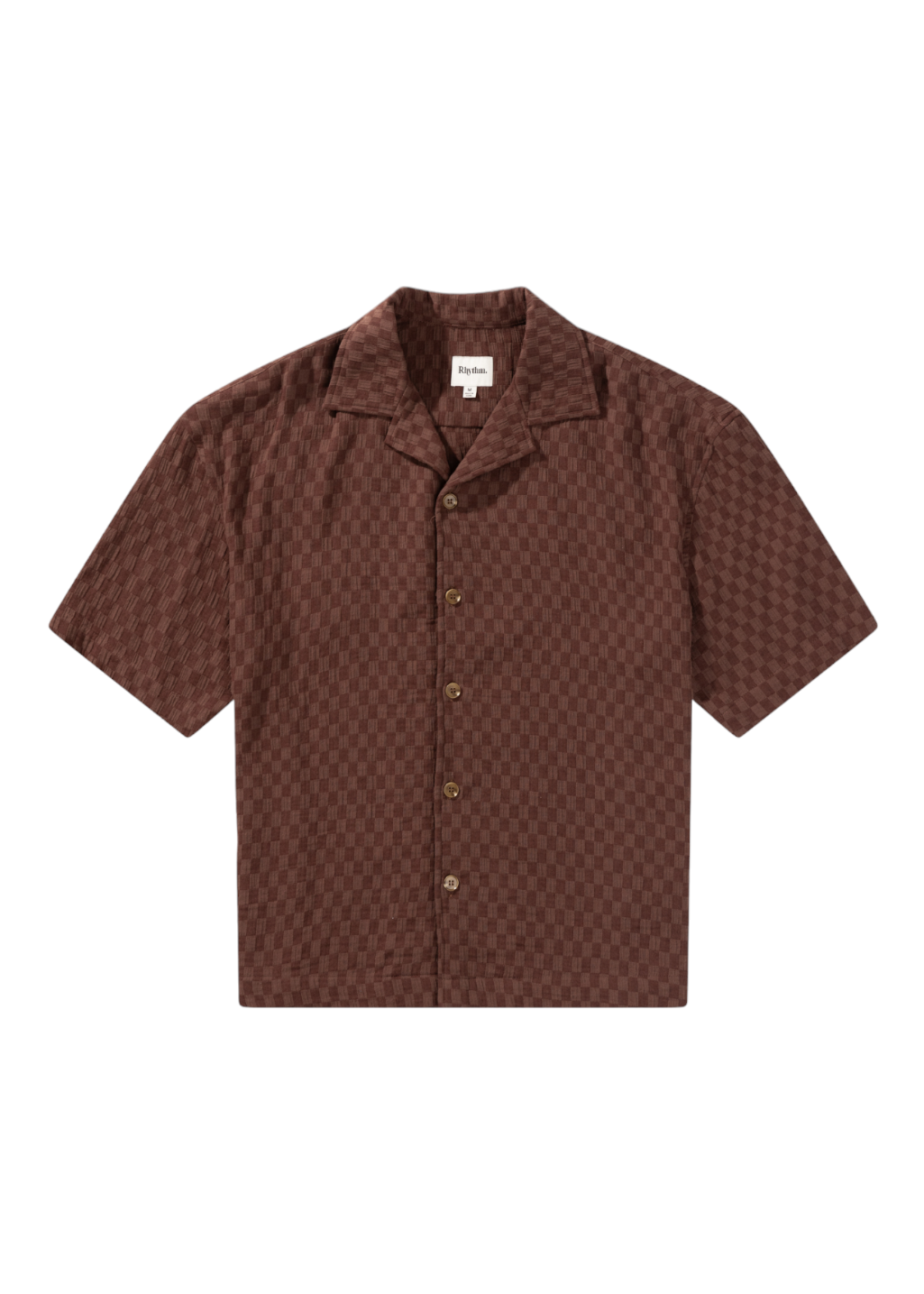 Rhythm - Relaxed Texture S/S Shirt - Chocolate - Hardpressed Print Studio Inc.