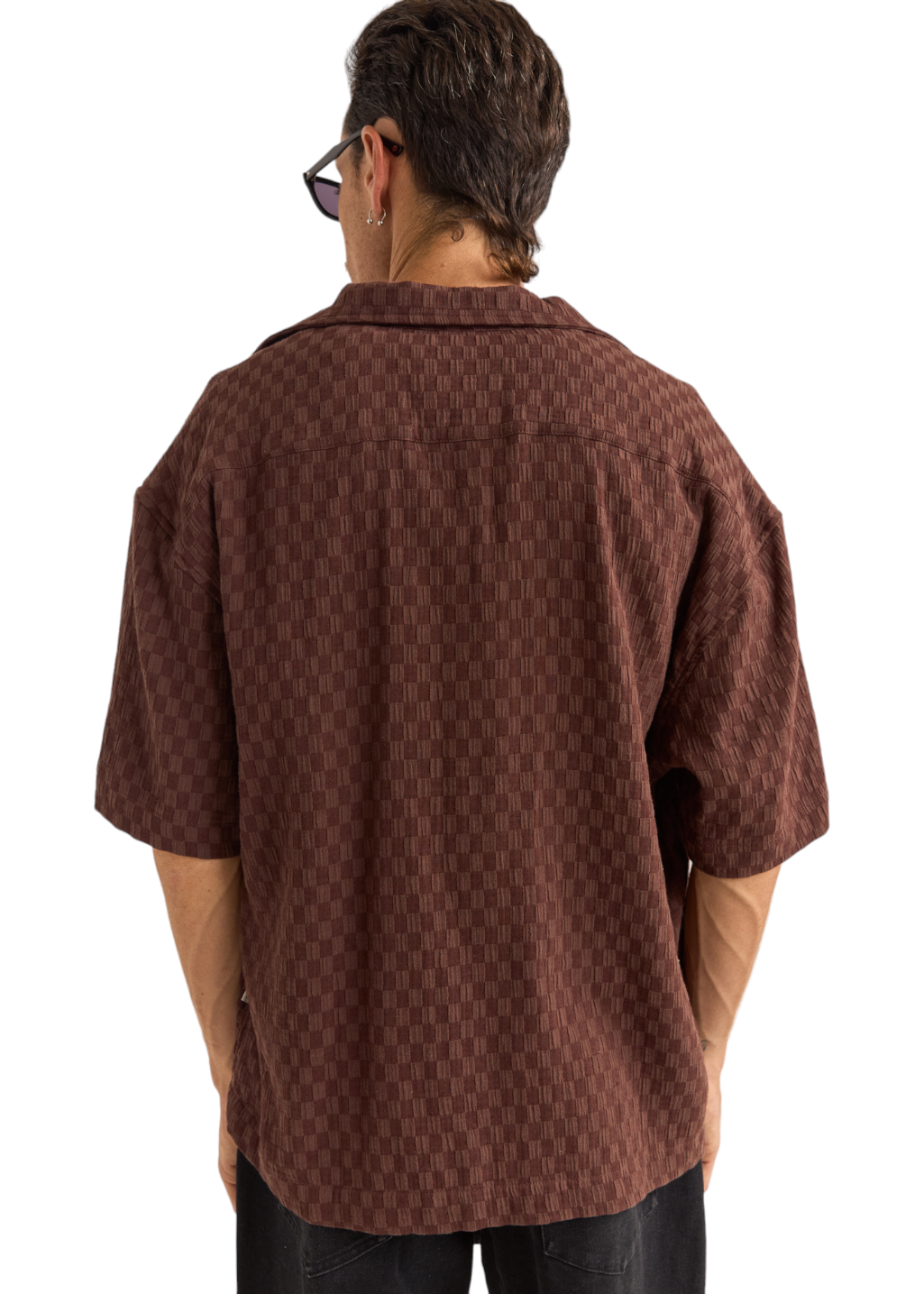 Rhythm - Relaxed Texture S/S Shirt - Chocolate - Hardpressed Print Studio Inc.