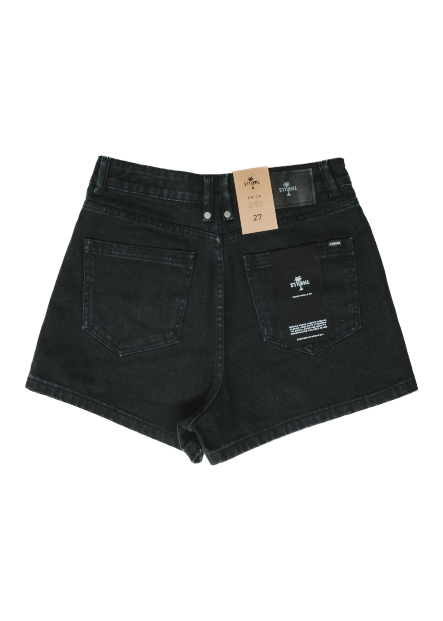 THRILLS - Erica Short - Clean Hem - Dusk Black - Hardpressed Print Studio Inc.