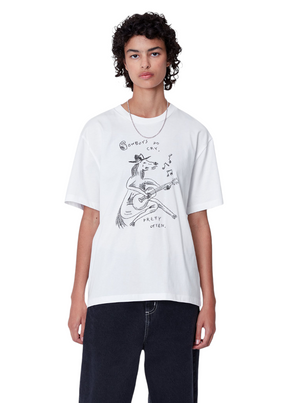 Carhartt WIP - W' S/S Pepe Sad Cowboy T-Shirt - White/Black