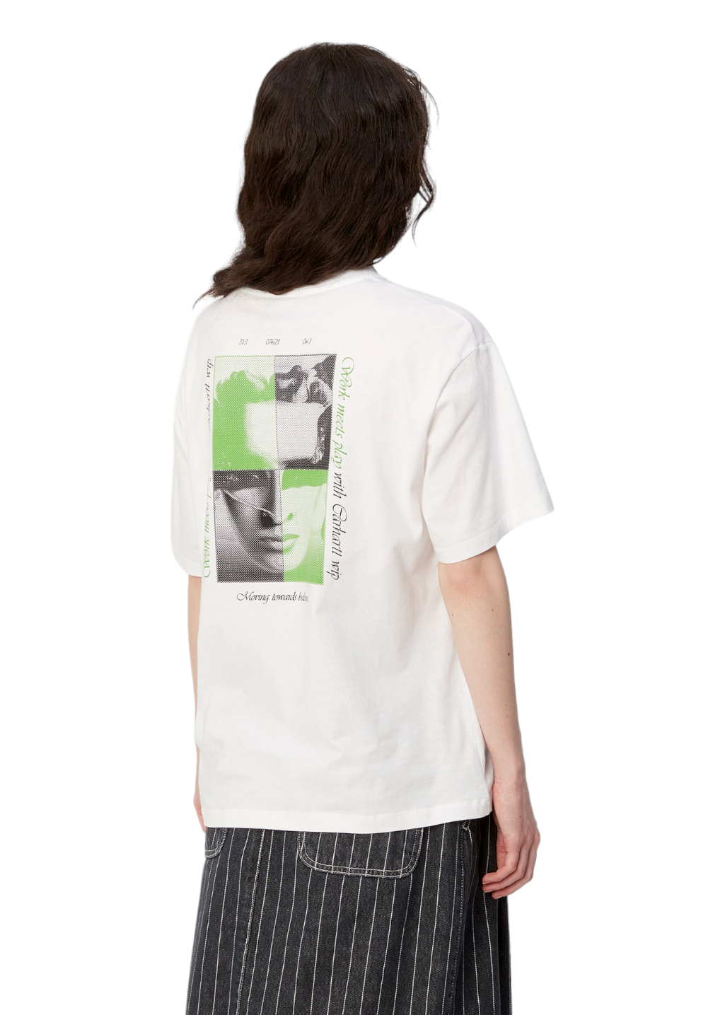 Carhartt WIP - W' S/S Work & Play T-Shirt - White - Hardpressed Print Studio Inc.