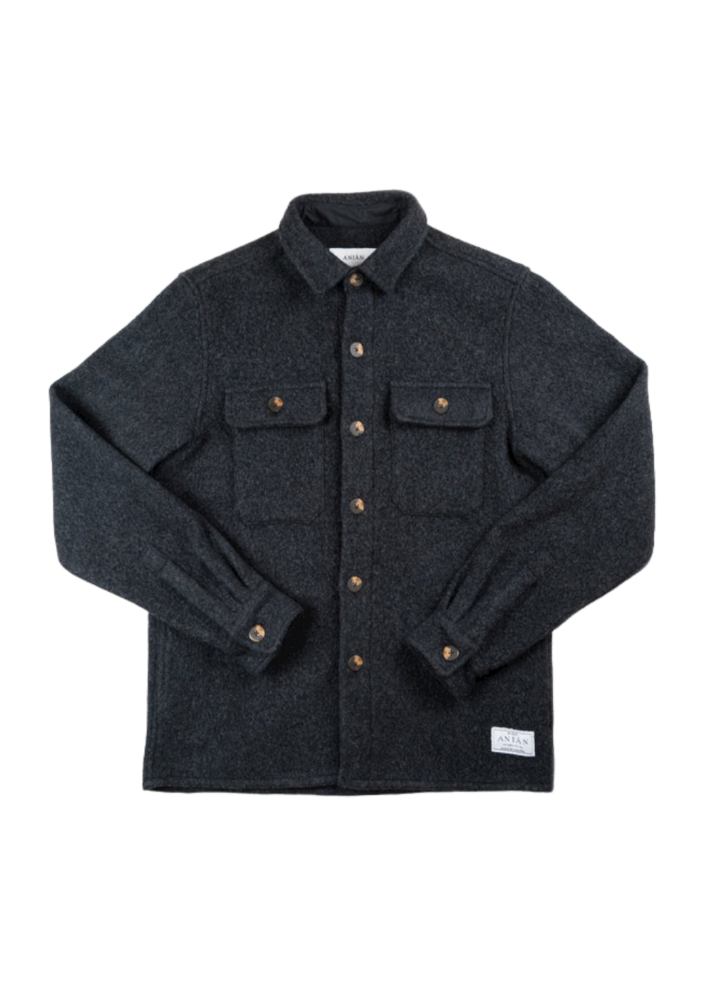 ANIÁN - The Field Coat - Storm | Hardpressed Print Studio Inc.