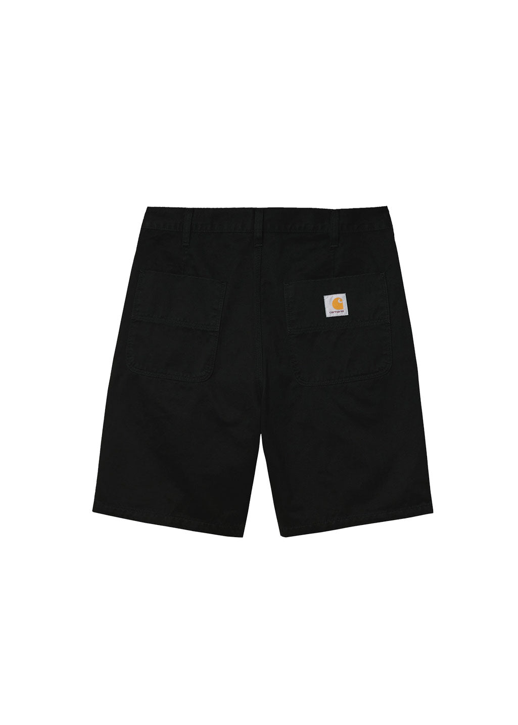 Carhartt WIP - Abbott Short - Black Stone Washed - Hardpressed Print Studio