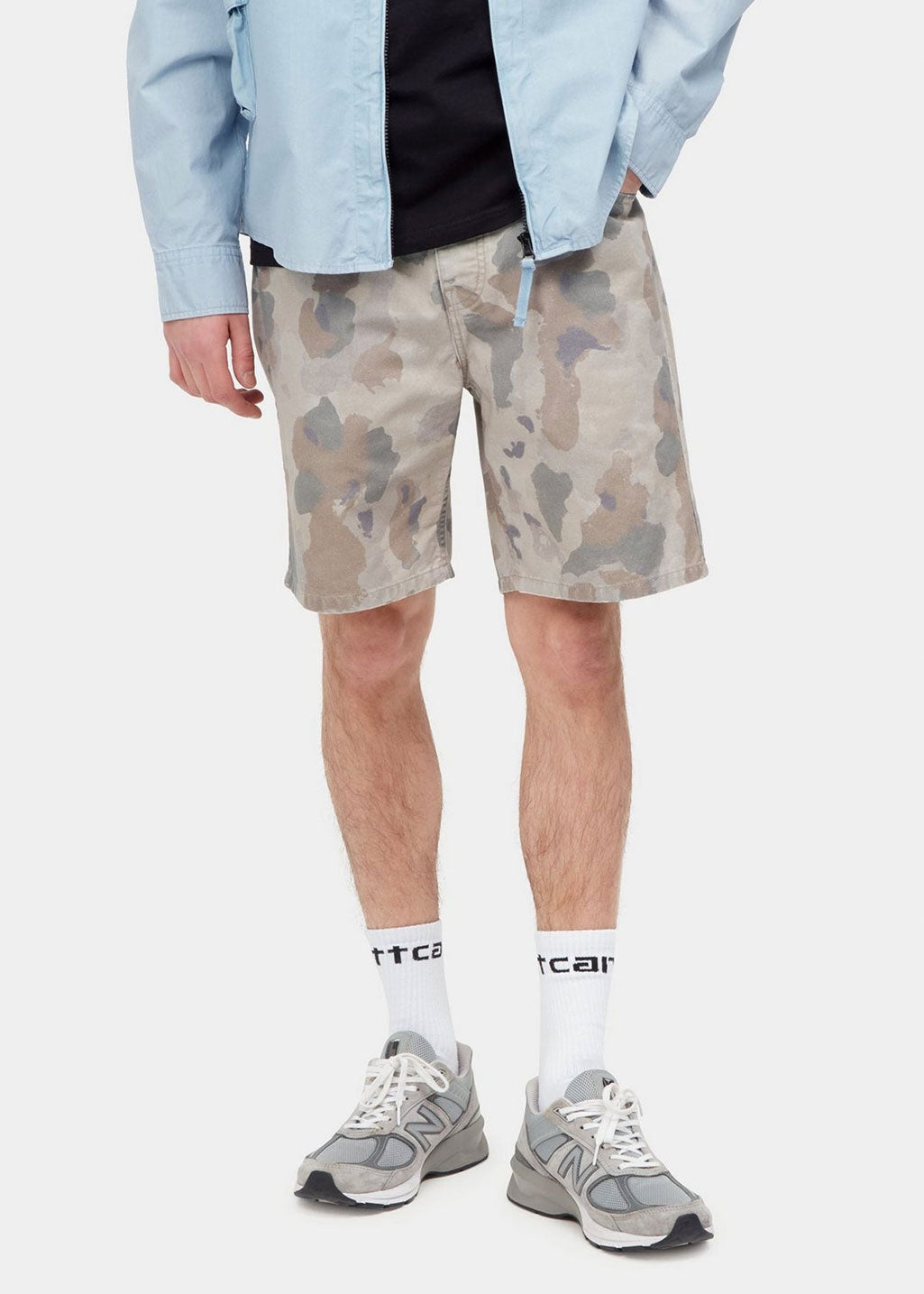 Carhartt WIP - Newel Short - Camo Tide Thyme Stone Washed - Hardpressed Print Studio