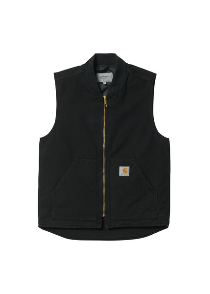 Carhartt WIP - Classic Vest - Black Rinsed | Hardpressed Print