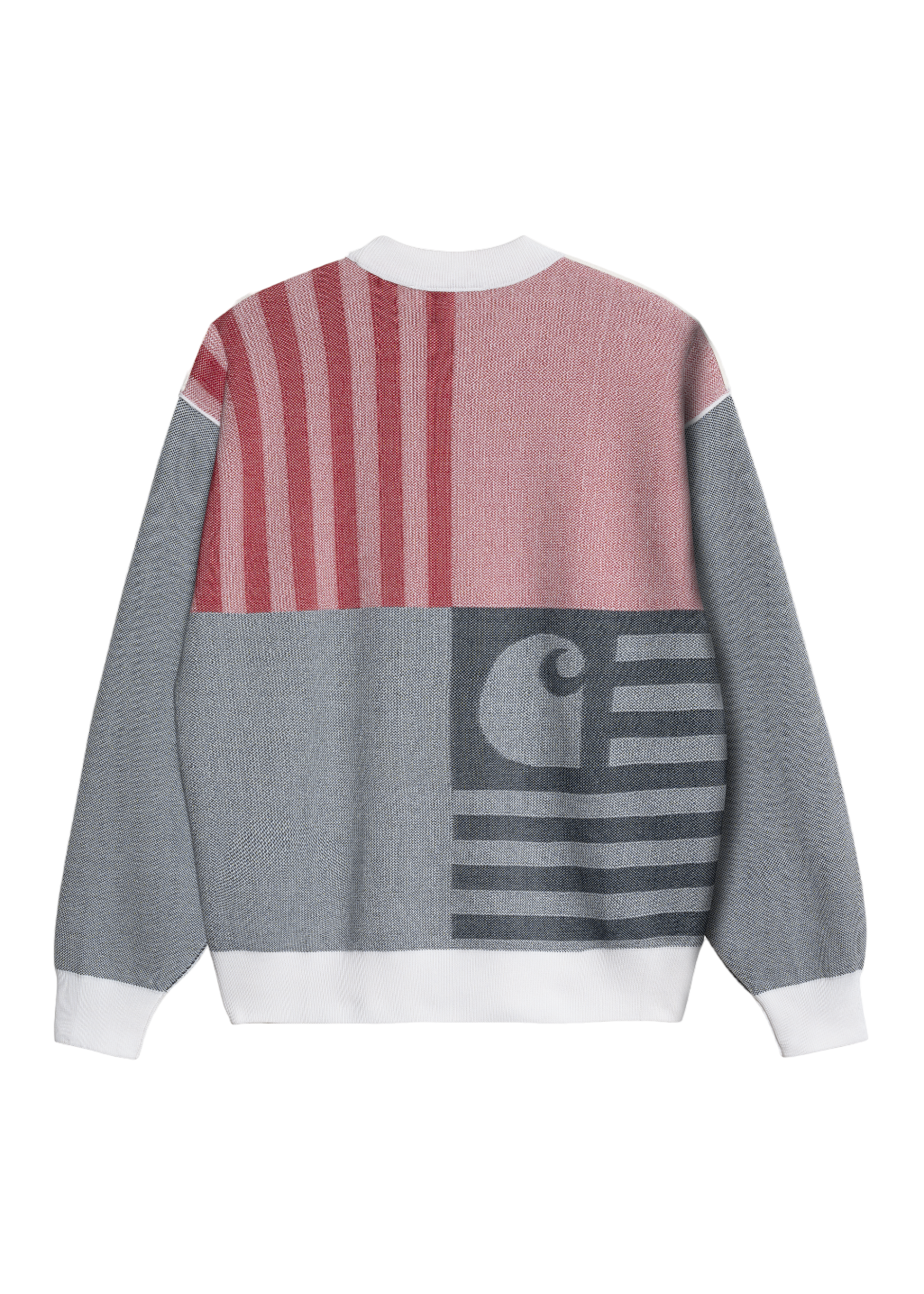 Carhartt WIP Coast State Sweater Gauge White Hardpressed