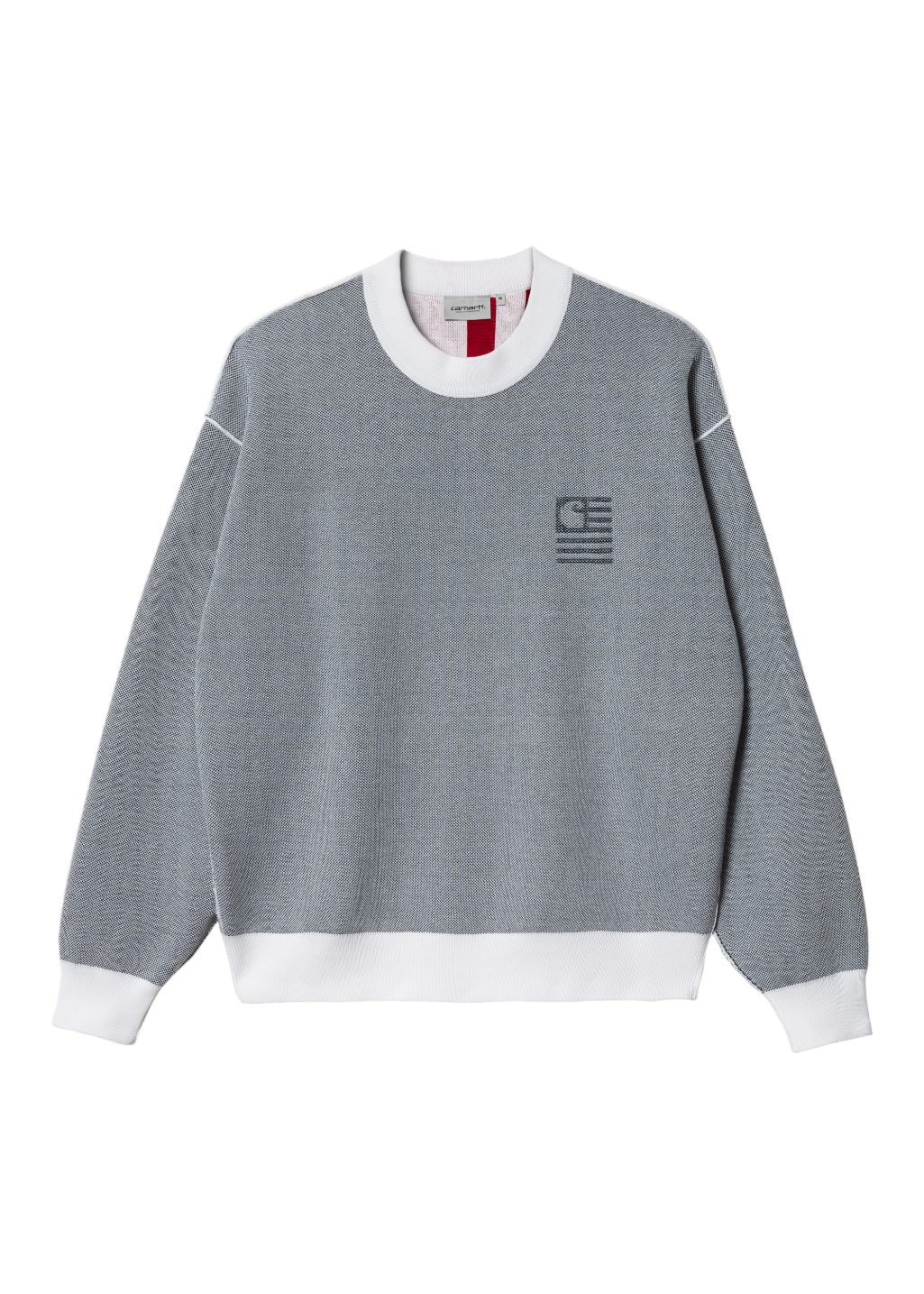 Carhartt WIP - Coast State Sweater - Gauge White Carhartt WIP - Coast State Sweater - Gauge White