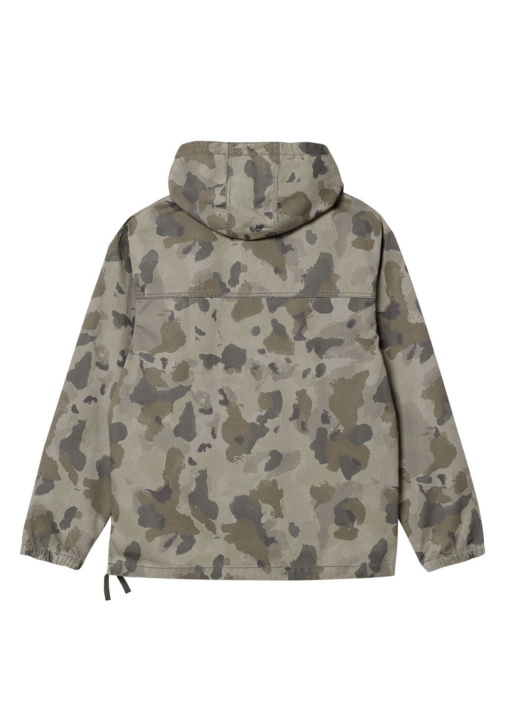 Carhartt WIP - Hooded Carson Pullover - Camo Tide/Thyme Stone Washed - Hardpressed Print Studio