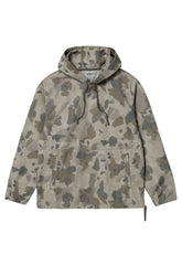 Carhartt WIP - Hooded Carson Pullover - Camo Tide/Thyme Stone Washed - Hardpressed Print Studio
