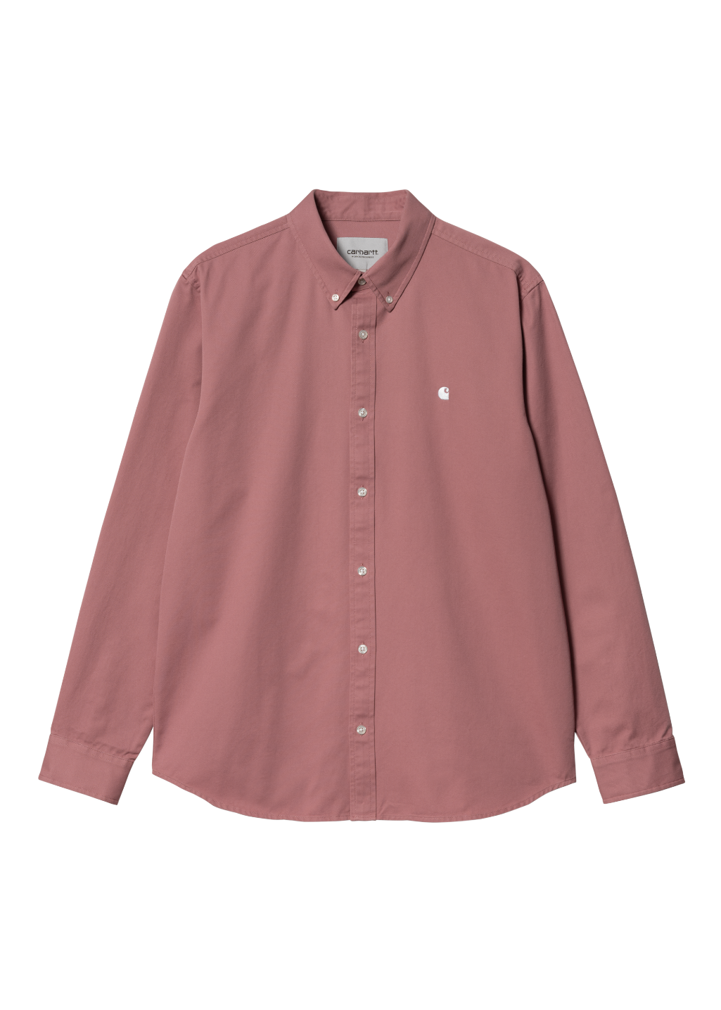 Carhartt WIP - L/S Madison Shirt - Dahlia / White - Hardpressed Print Studio Inc.