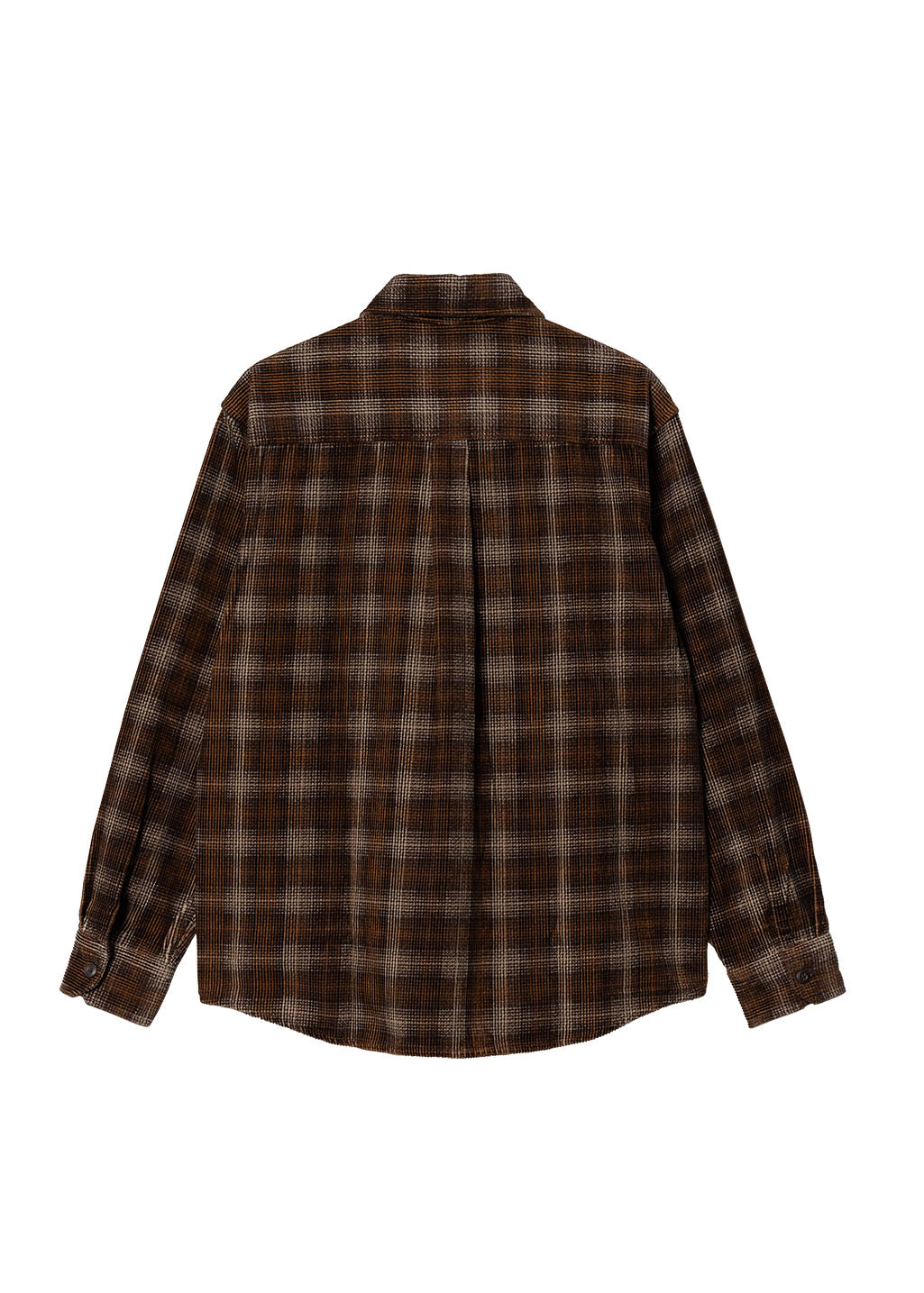 Carhartt WIP - L/S Flint Shirt - Wiley Check, Hamilton Brown Rinsed - Hardpressed Print Studio Inc.