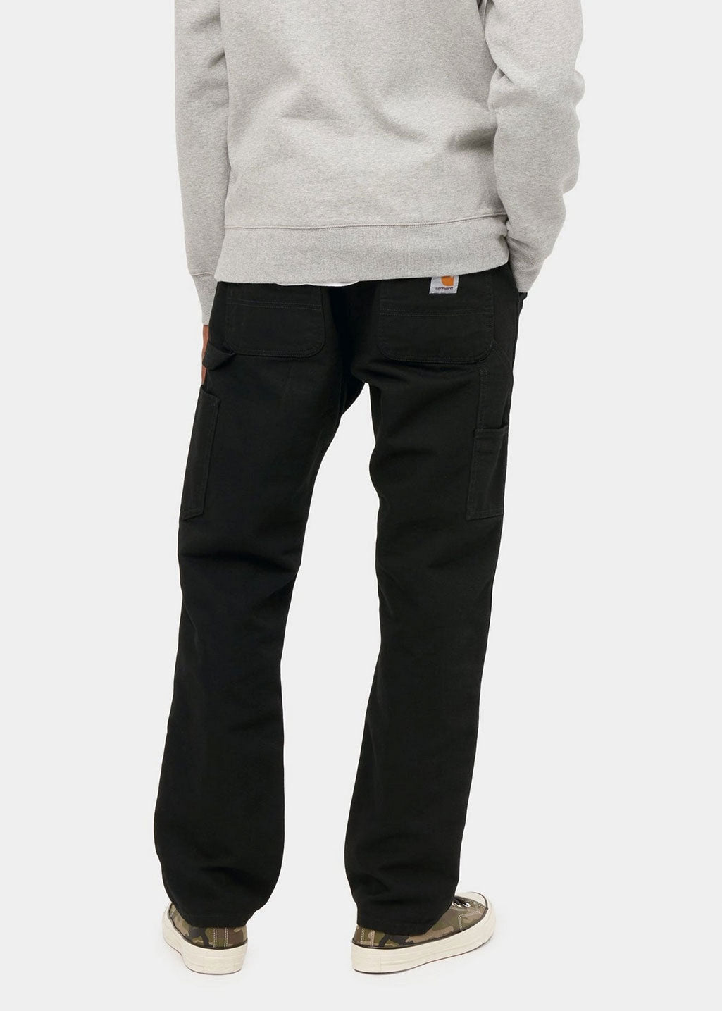 Carhartt WIP - Ruck Single Knee Pant - Black Stone Washed - Hardpressed Print Studio