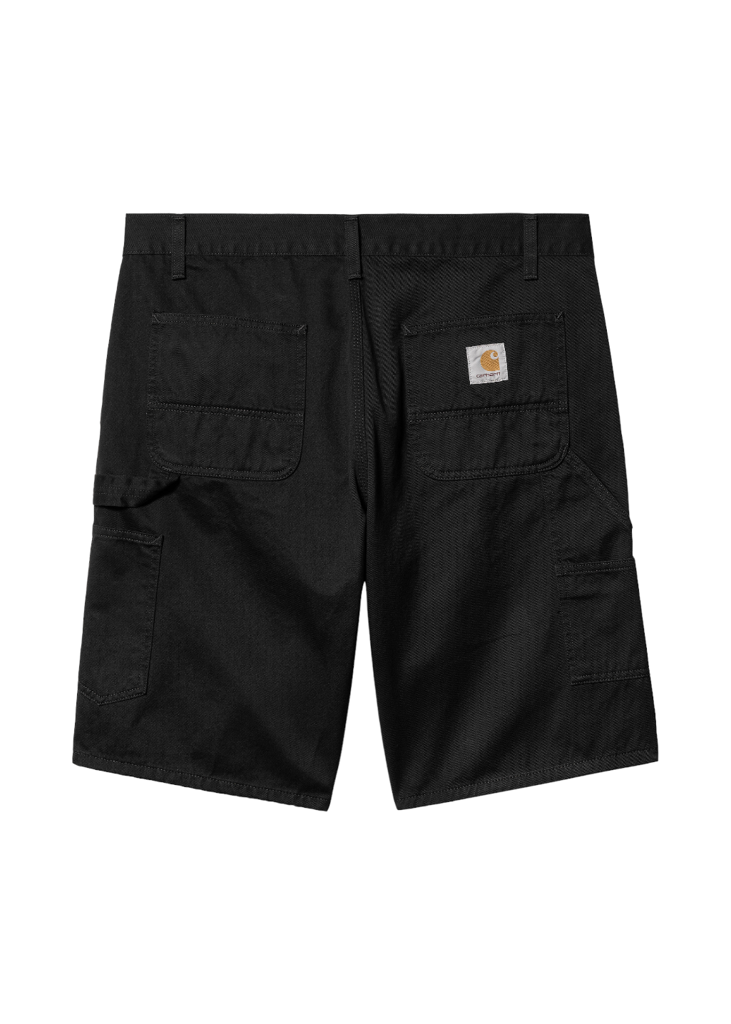 Carhartt WIP - Ruck Single Knee Short - Black Stone Washed - Hardpressed Print Studio Inc.