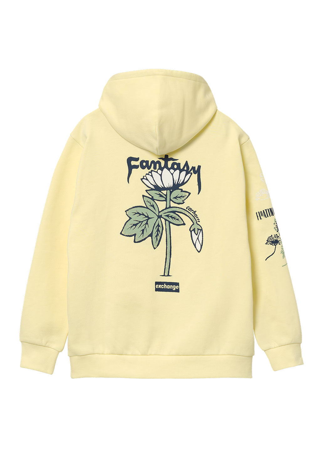 Carhartt WIP - W' Hooded Verdant Fantasy Sweatshirt - Soft Yellow - Hardpressed Print Studio