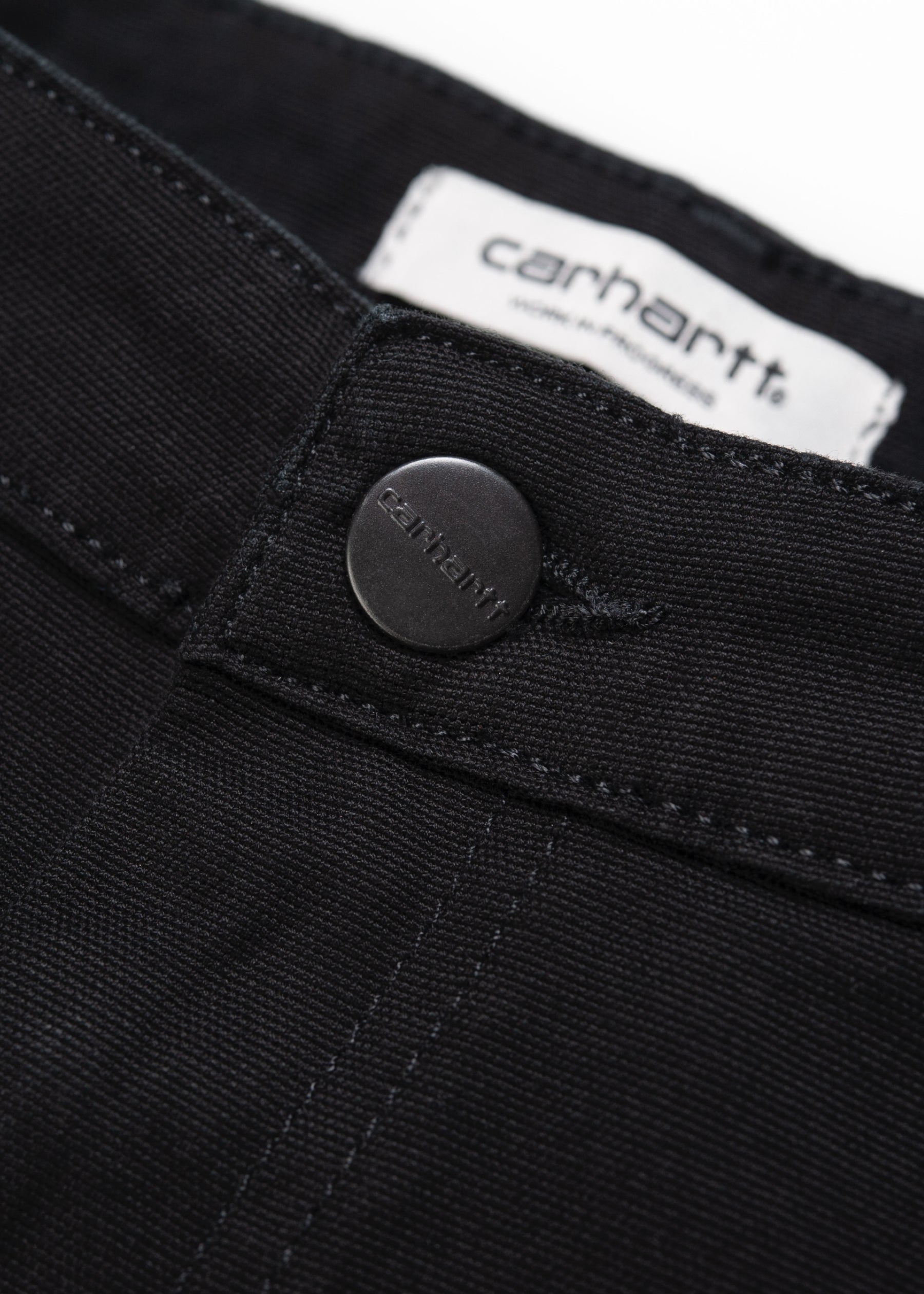 Carhartt WIP - W' Pierce Pant - Black Rinsed - Hardpressed Print Studio