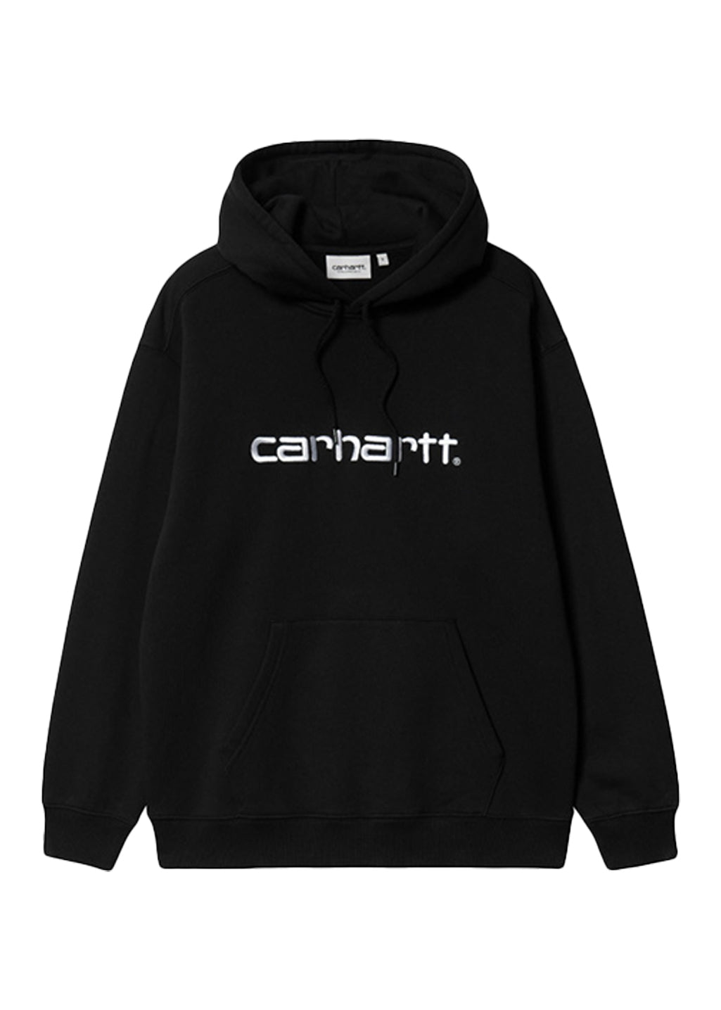 Carhartt WIP - Hooded Carhartt Sweatshirt - Black/White - Hardpressed Print Studio Inc.