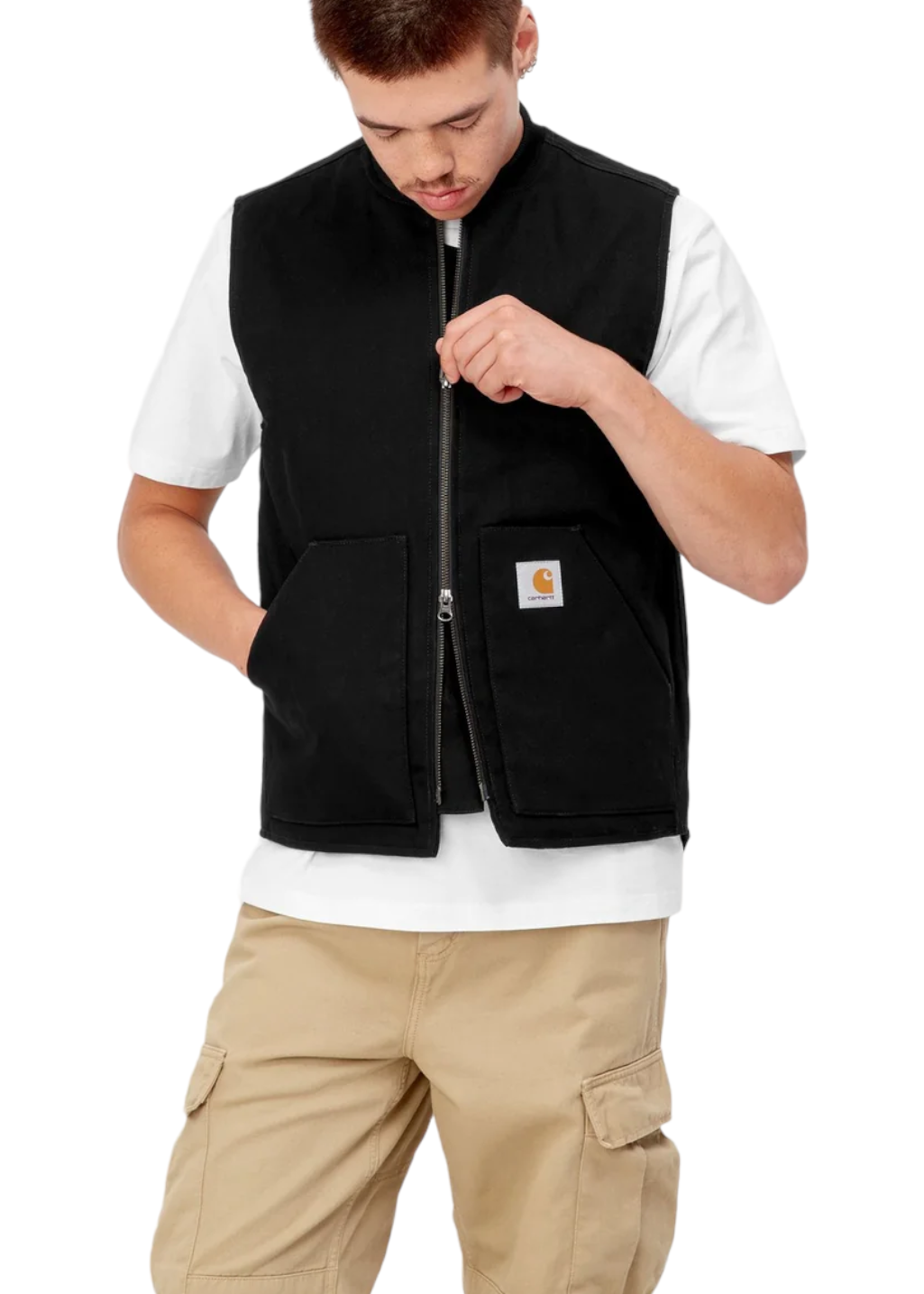Carhartt WIP - Classic Vest - Black Rinsed | Hardpressed Carhartt WIP - Classic Vest - Black Rinsed | Hardpressed