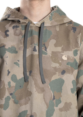 Carhartt WIP - Hooded Carson Pullover - Camo Tide/Thyme Stone Washed - Hardpressed Print Studio Inc.