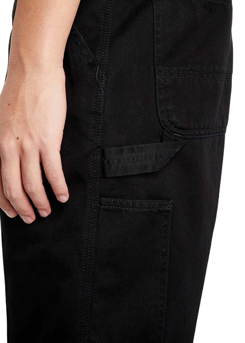 Carhartt WIP - Ruck Single Knee Short - Black Stone Washed - Hardpressed Print Studio Inc.