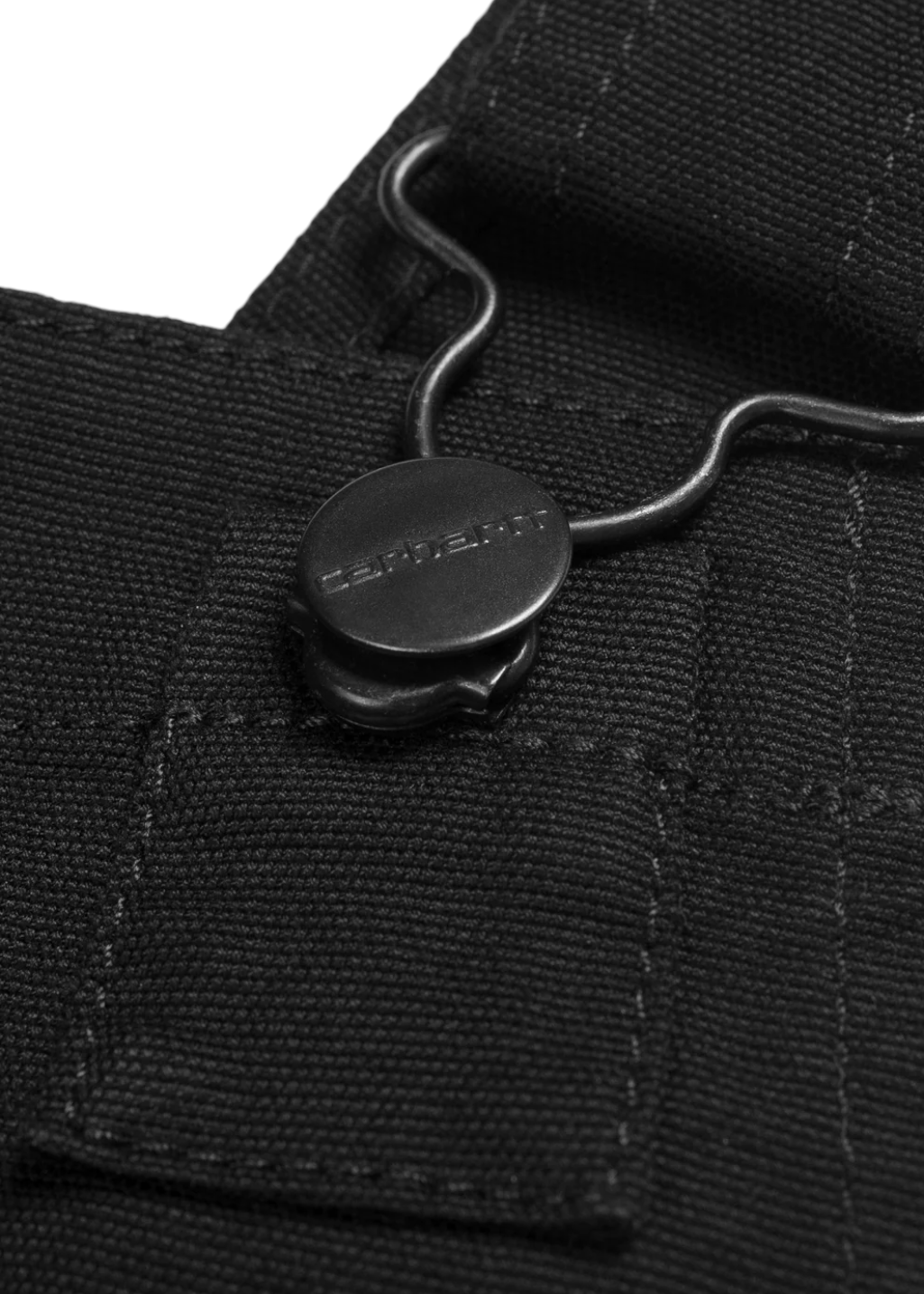 Carhartt WIP - W' Bib Overall - Black Rinsed - Hardpressed Print Studio Inc.
