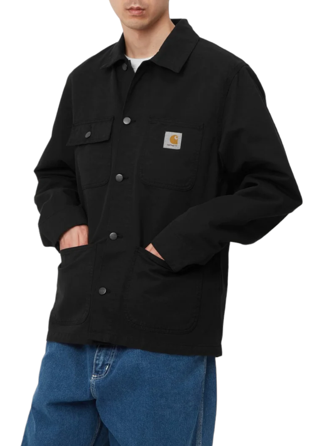 Carhartt WIP - Michigan Coat (Chore Coat) - Black Carhartt WIP - Michigan Coat (Chore Coat) - Black