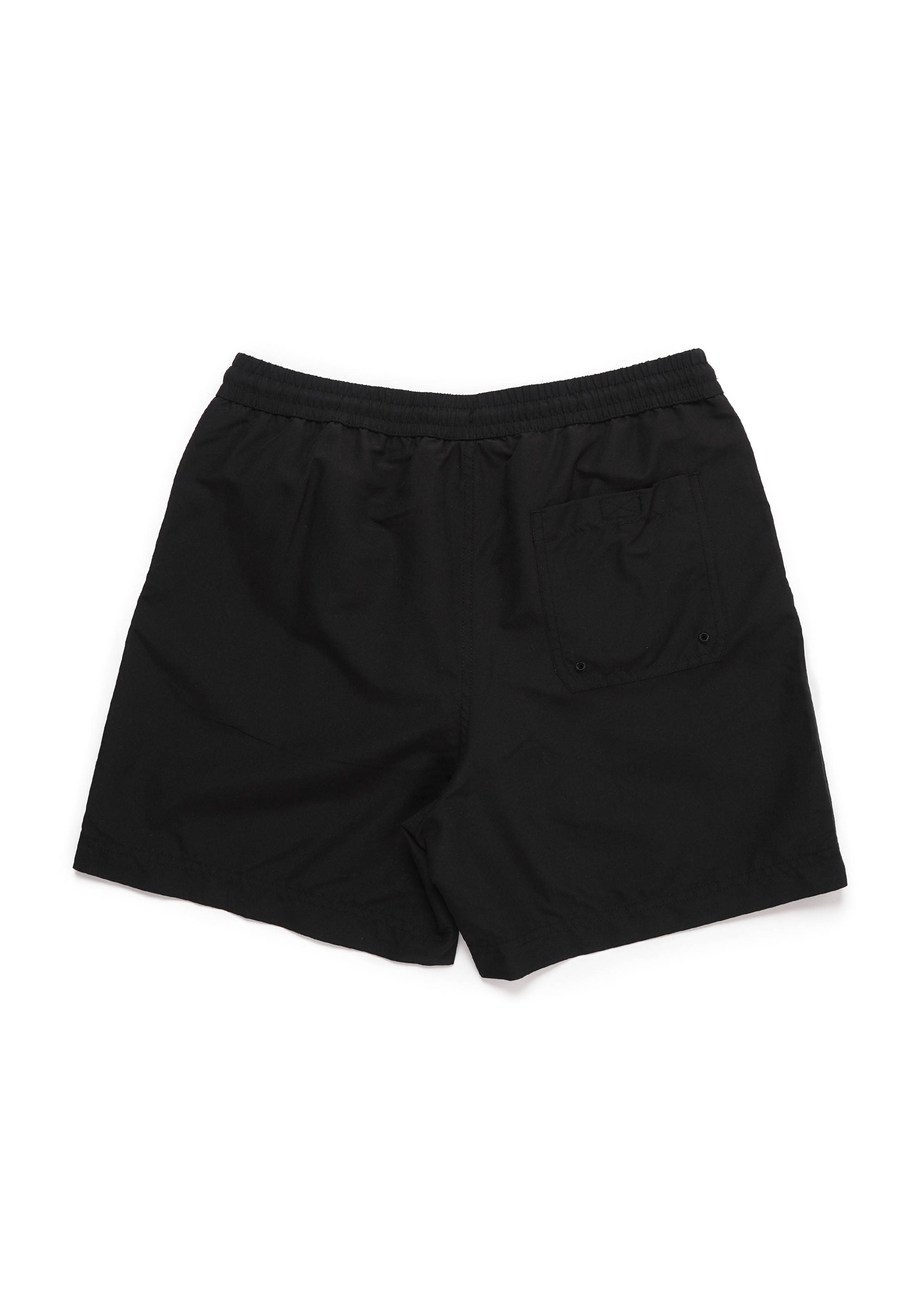 Carhartt WIP - Chase Swim Trunk - Black/Gold - Hardpressed Print Studio