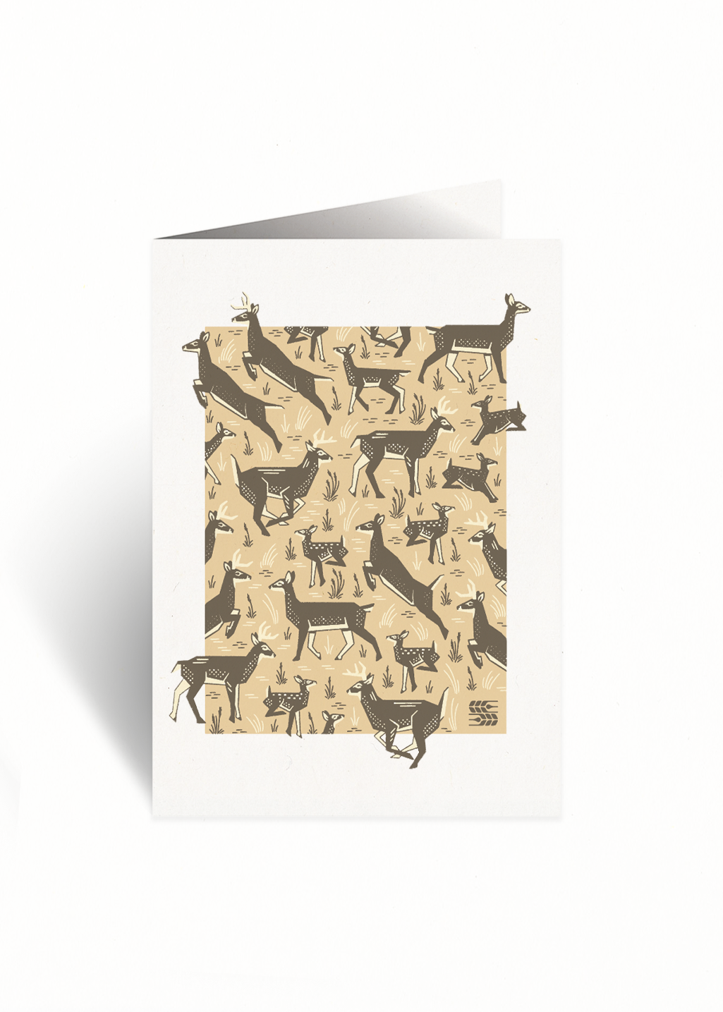 Wildlife Series Greeting Card | Whitetail - Hardpressed Print Studio Inc.
