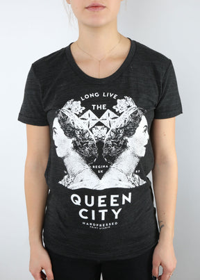 Queen City Tee | Tri-Black | Unisex and Ladies - Hardpressed Print Studio