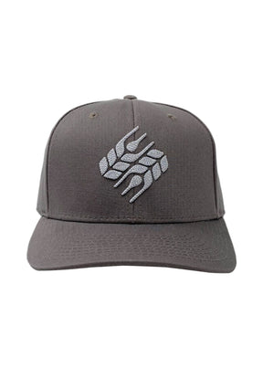 Against the Grain Snapback | Nickel/Slate - Hardpressed Print Studio Inc.