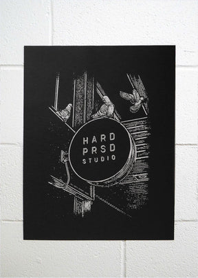 Brick & Mortar Poster Print | Black - Hardpressed Print Studio