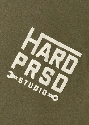 Hard-Wear Store Tee | Coverall Green | Unisex - Hardpressed Print Studio Inc.