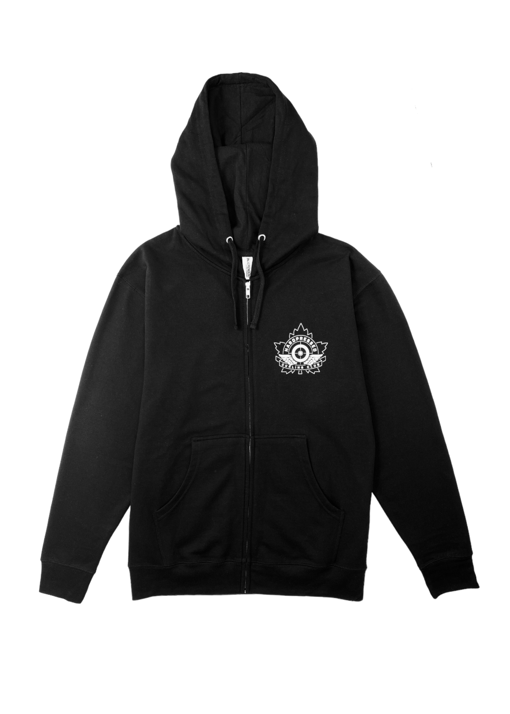 Hurry Hard Zip Sweater | Black | Unisex - Hardpressed Print Studio Inc.