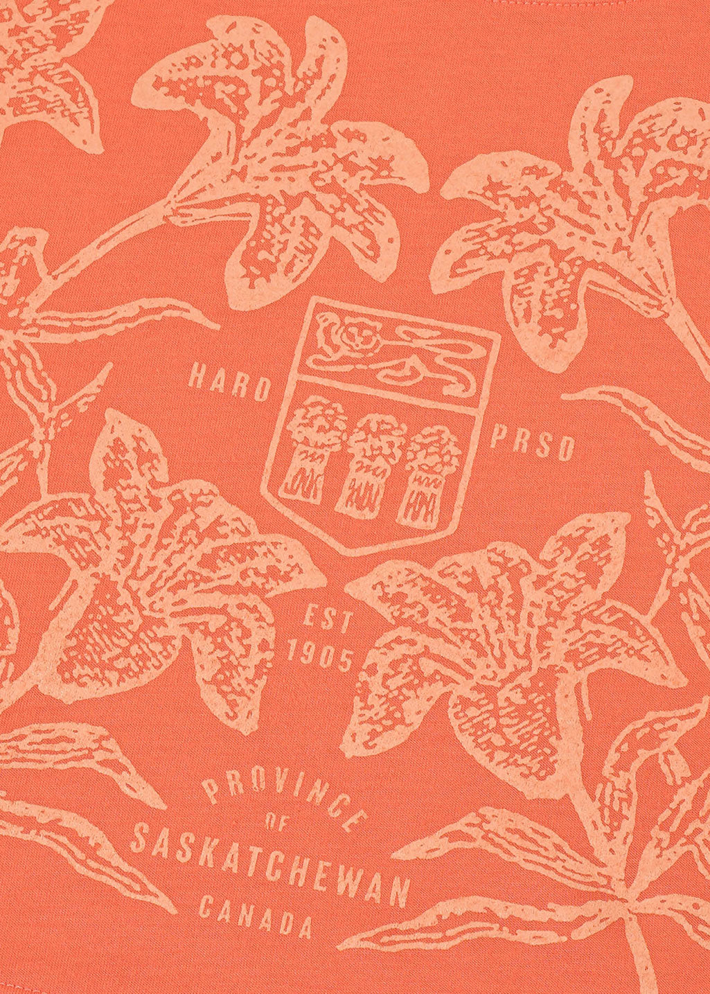 Letters Home: Bloom Flowy Crop Tank | Coral | Ladies - Hardpressed Print Studio