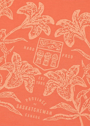 Letters Home: Bloom Flowy Crop Tank | Coral | Ladies - Hardpressed Print Studio