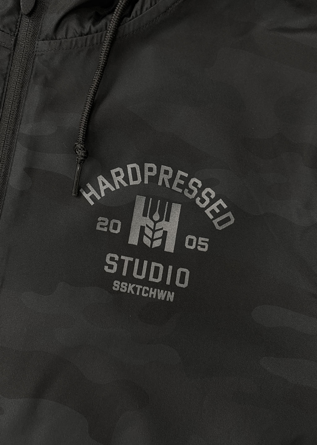 Phys. Ed Windbreaker | Stealth Camo | Unisex - Hardpressed Print Studio Inc.