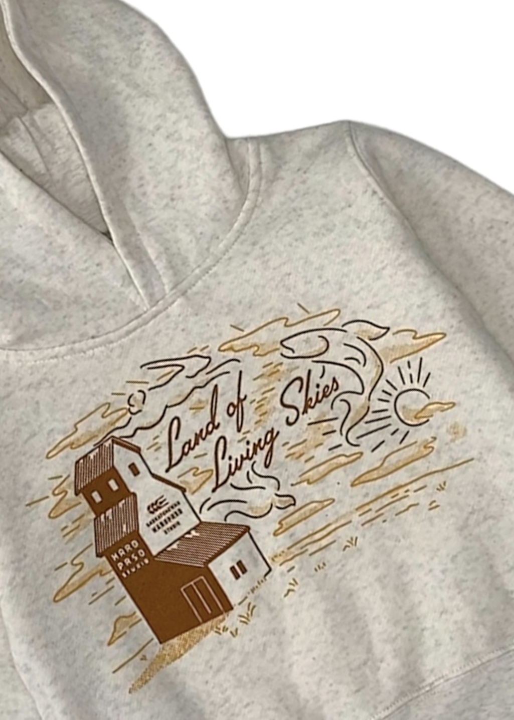 Scribble Sky Sweater | Natural Heather | Kids - Hardpressed Print Studio Inc.