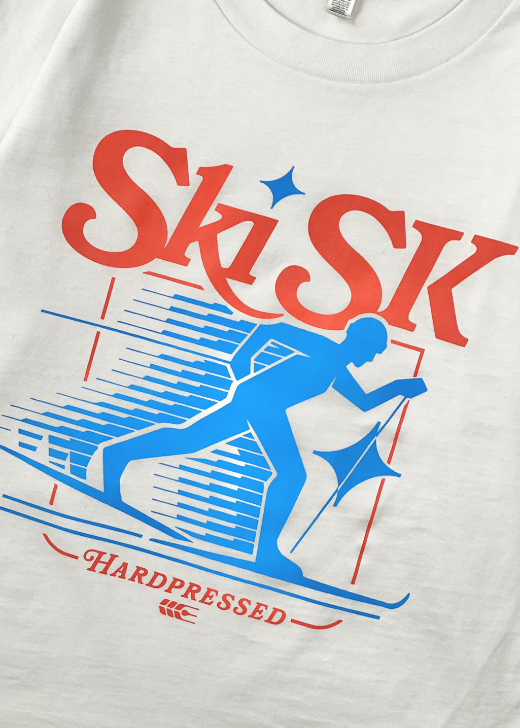Ski SK Long Sleeve | White | Unisex and Ladies - Hardpressed Print Studio Inc.