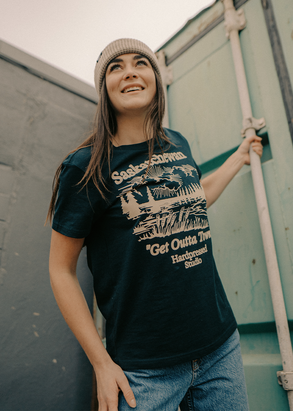 Head North Tee | Boreal | Unisex and Ladies - Hardpressed Print Studio Inc.