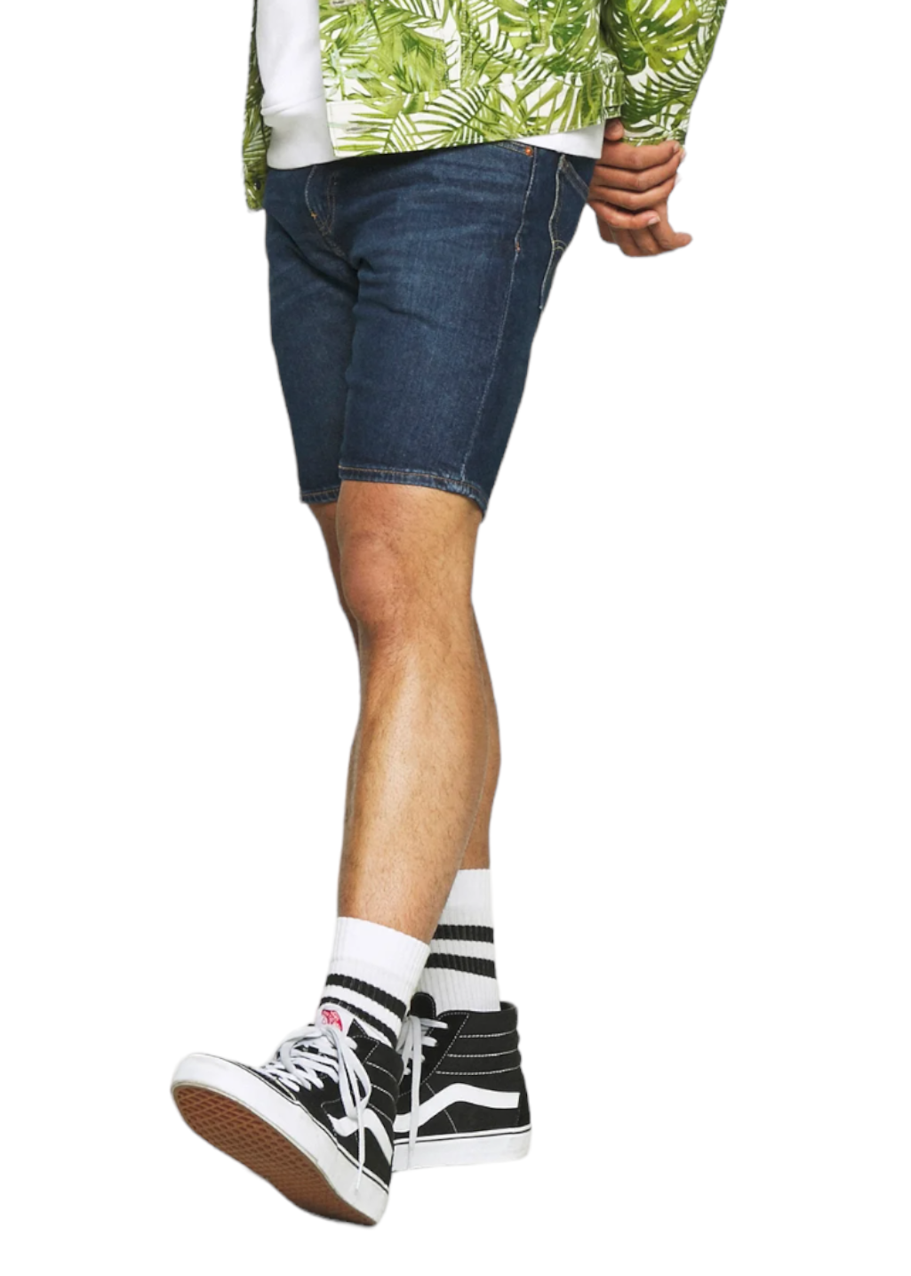 Levi s 412 Slim Short Hi Bye Bye Hardpressed Print Studio Inc