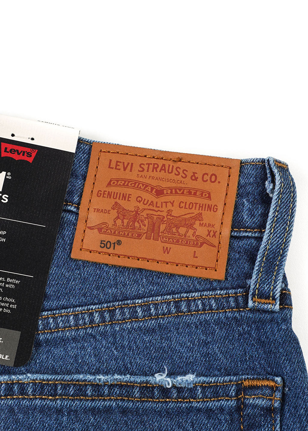 Levi's - 501® Mid Thigh Short - Salsa Middle - Hardpressed Print Studio