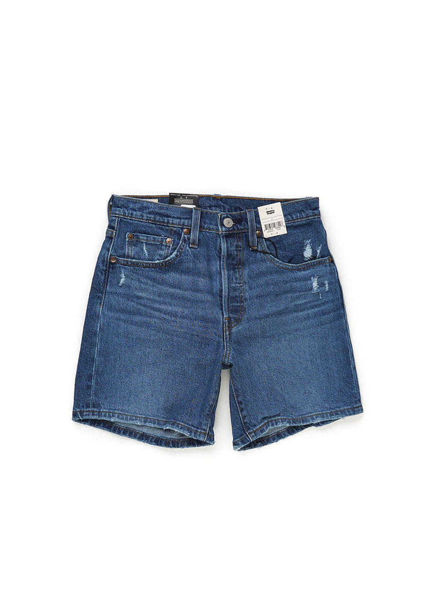 Levi's 501 shorts caught in the middle top