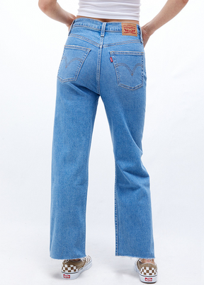 Levi s Ribcage Straight Ankle Fall Trip Hardpressed Print Studio Inc