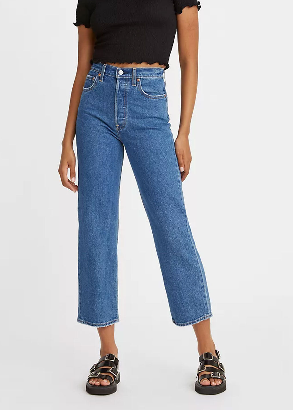 LEVI'S JEANS HAUL: Levi's Ribcage Ankle Straight & 80s Mom Jeans