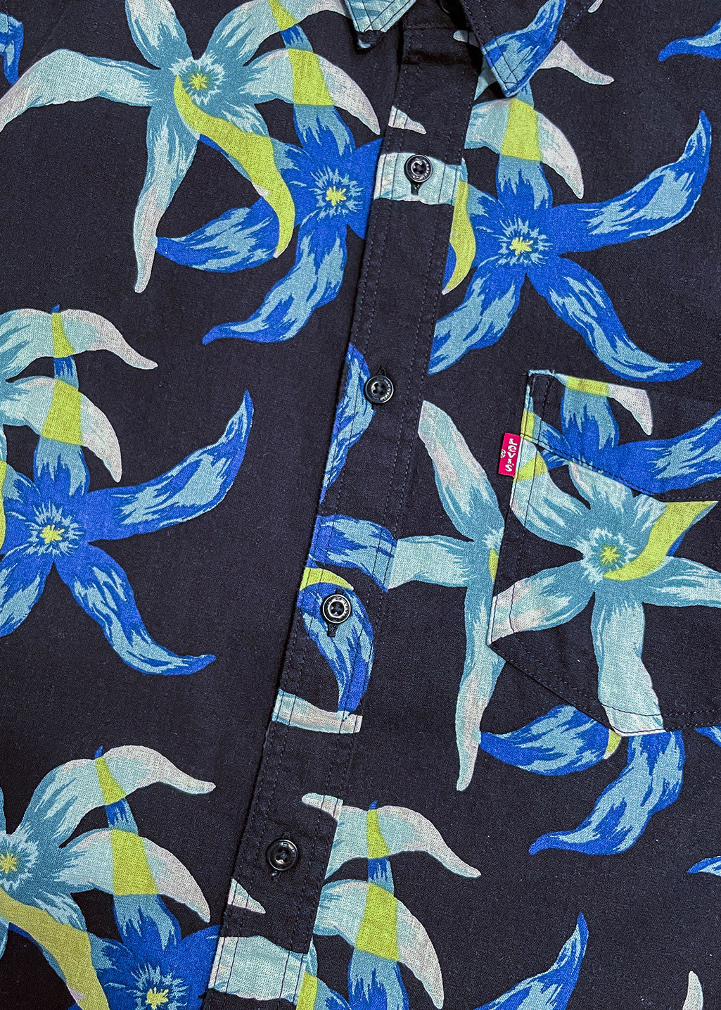 Levi's - S/S Sunset One Pocket Shirt - Starfruit Caviar - Hardpressed Print Studio
